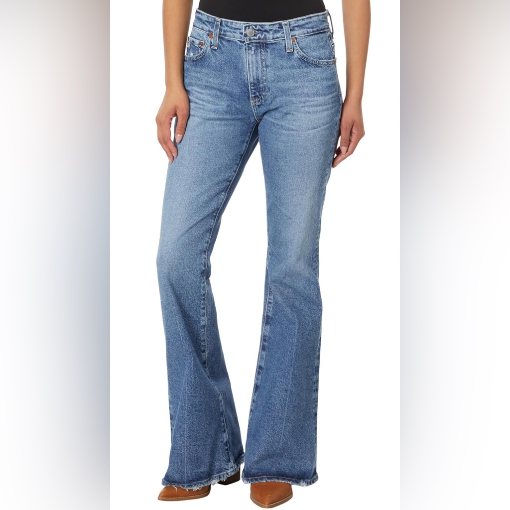 Ag Angeline Mid Rise Flared Jeans -Size 26